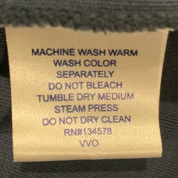 Vineyard Vines Women's Cotton Jersey 1/4 Zip Blue Pullover, Size Medium - Picture 6 of 6